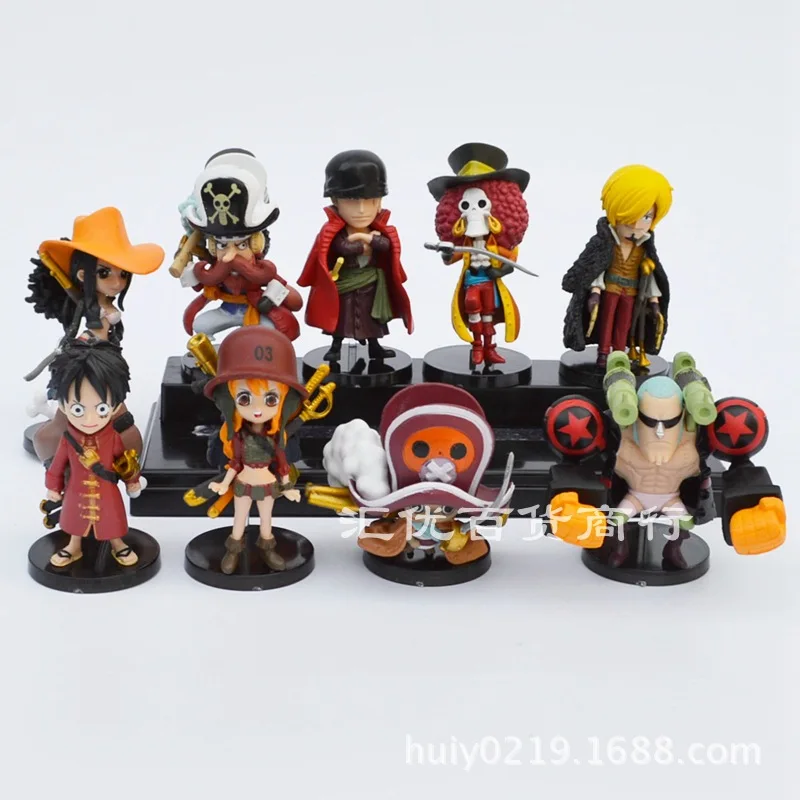 67 для 9-Red one piece мультфильм автомобиль украшение аниме Гараж Комплект Модель