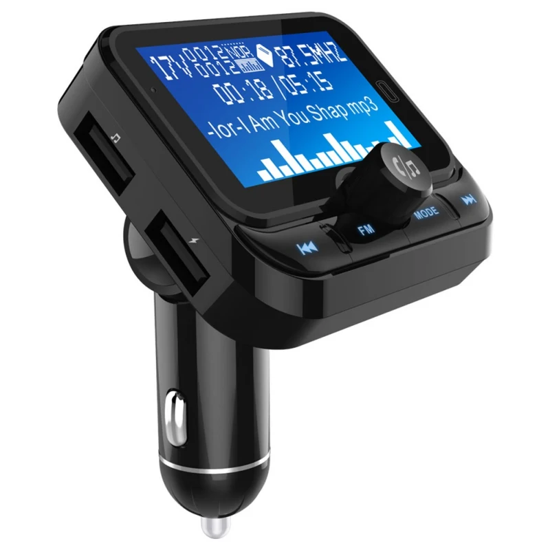 ЖК-дисплей Автомобильный MP3 Bluetooth приемник Hands-free USB Автомобильное зарядное устройство передатчик автомобильный fm-плеер