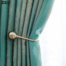 Zisiz Moderna di Spessore di Lusso Tende per Il Salone di Colore Solido Termica Insulated Blackout Tende Drappo per Brdroom da Cucina(China)