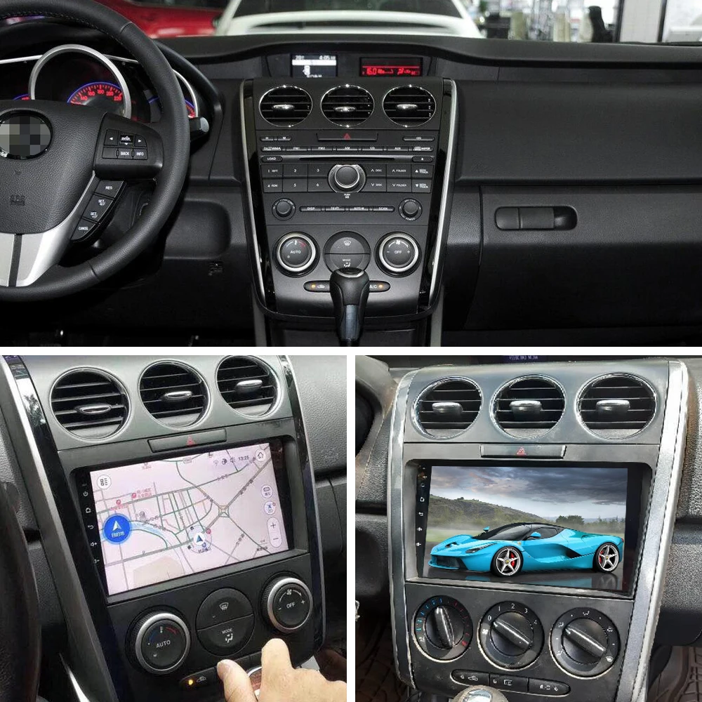 SINOSMART автомобильный аудио GPS навигационный плеер для Mazda CX7 CX 7 поддержка BOSE Soundsport