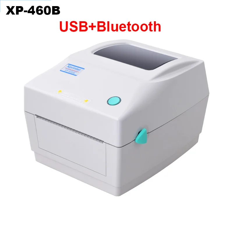 canon pocket printer Xprinter 25mm-108mm Thermal Barcode Printer Thermal Label Printer Shipping Label Printe Support QR Code For Express xp-460B bluetooth small printer Printers