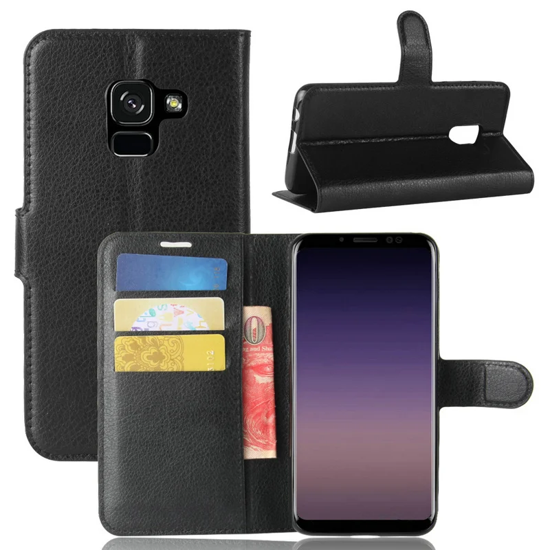 

for Samsung Galaxy A8 plus 2018 A730 Wallet Phone Case for Samsung Galaxy A8 2018 Duos A530F A530 Flip Leather Cover Case Etui