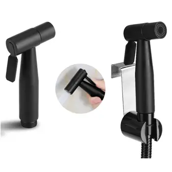 

Stainless Steel Toilet1PC Hand Held Bidet Faucet Sprayer Bidet Set Sprayer Gun Toilet Spray For Bathroom Self Cleaning