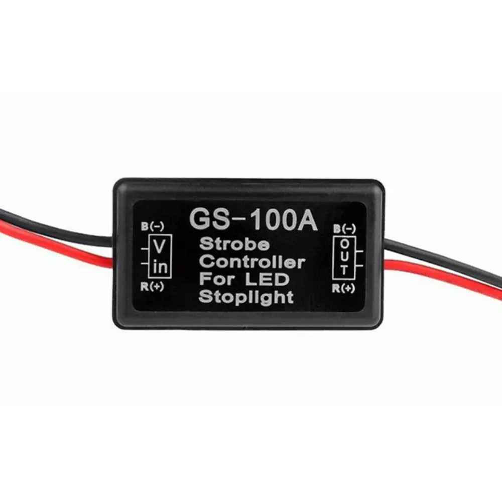 6-30V Automobile And Motorcycle Led Brake Stop Taillight Flash Module Control Box For Car High Installation Gap Light
