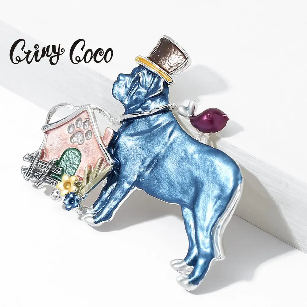 Cring Coco милые детские шпильки Женская модная брошь в виде животного из сплава