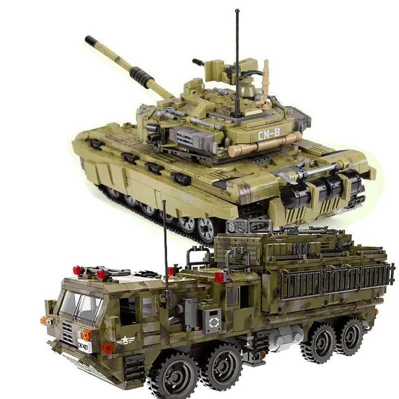 XINGBAO 06014 + 06015 оригинальные военные серии Набор для тяжелого грузовика скорпиона