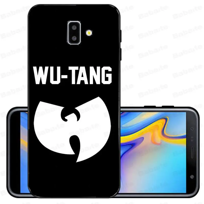 Wu-Tang Wu Tang Clan черный ТПУ Мягкий силиконовый чехол для телефона samsung Galaxy j6 plus A6 A8 A9 A10 A30 A50 Coque Shell