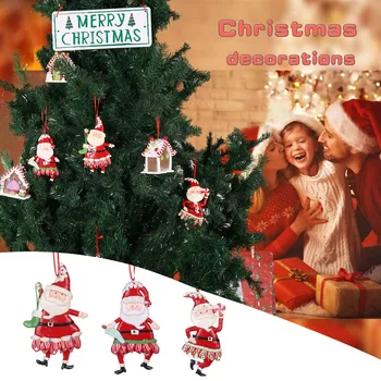 

Christmas Tree Pendant decorations Santa Claus ornaments decorations festival atmosphere hanging ornament prop gifts for family