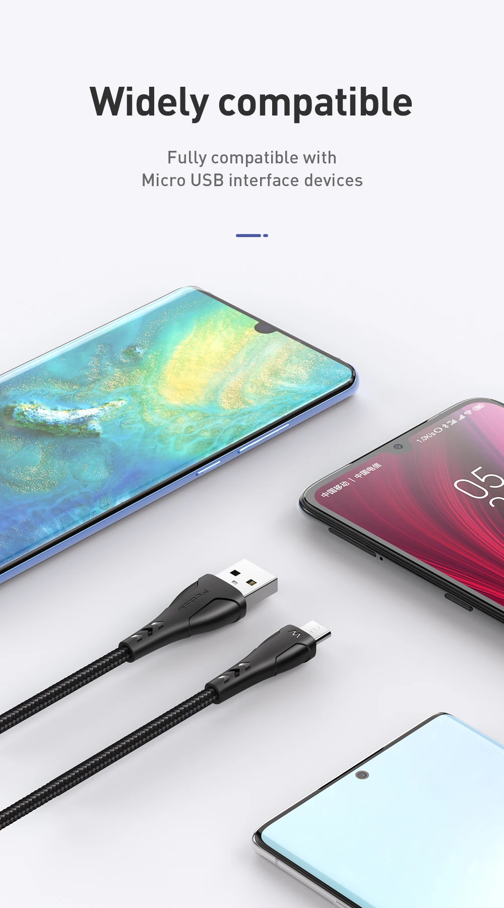 Mcdodo Micro USB кабель для быстрой зарядки QC3.0 для Xiaomi Redmi Note 5 Pro Android Mini Phone зарядное устройство кабель для передачи данных для samsung S7 шнур