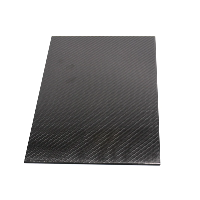 TCMMRC 3K Matte Surface Twill Carbon Plate Panel Sheets High Composite Hardness Material Anti-UV Carbon Fiber Board 200X300 mm