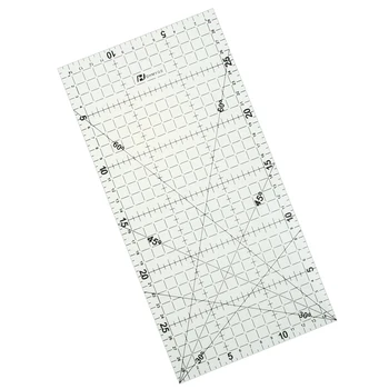 

1 Pc 30 * 15 Cm Patchwork Ruler Quilting Tools High Grade Acrylic Material Transparent Ruler Scale School Design Ruler