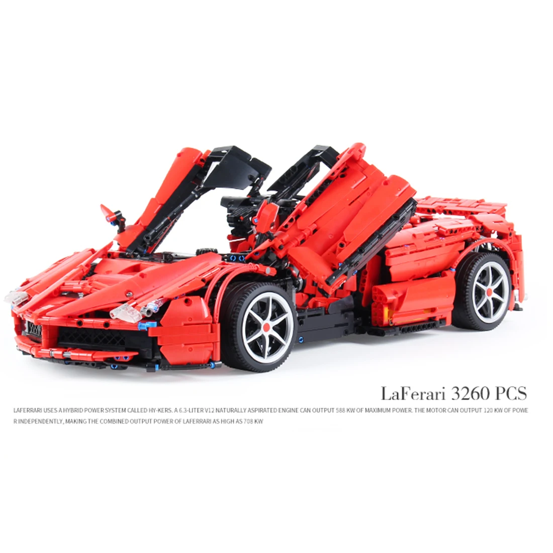 3273 шт 1:18 Масштаб RC спортивный автомобиль строительный блок Дети DIY Небольшие частицы Строительная модель подарок игрушка