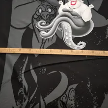 110*57 см мультфильм ужас ведьма Хлопок Лоскутная печатная ткань джинсовая ткань для ткани украшение на Хэллоуин