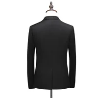 2020 New Arrival Morning suit Wedding Suits For Men Best man's Three Peices Suits (Jacket+Pants+vest) Custom made Black Suits 2