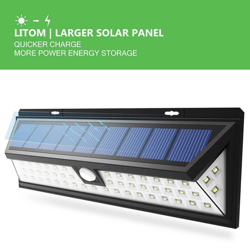 

Solar 90/118 LED Wall Light Solar Outdoor Safety Lighting Night Light Waterproof IP65 Motion Sensor Detector Remote