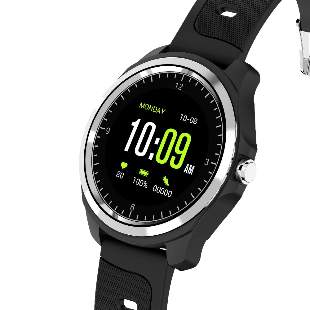 TIPTOP Bluetooth Smart Watch Calling HR Blood Pressure Monitor Voice Assistant Music Control Weather Forcast Fitness Band