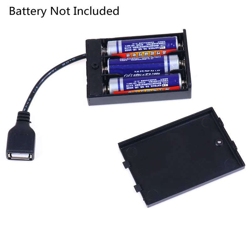 BatteryBoxWithUsbPortForLegoAndPinLedLightKitFourSeven