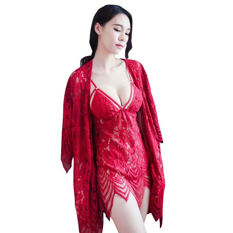 Женское сексуальное дамское белье сексуальные пижамы Соблазнительные ремни ночные платья ресницы кружева сексуальное прозрачное женское