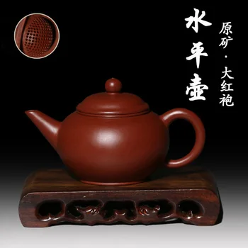 

Authentic yixing recommended undressed ore authentic dahongpao level pot ball hole 190 out of the water