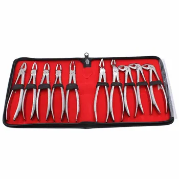 

Tooth Extracting Forceps Pliers for Adults with Toolkit Dental Surgical Extraction Instrument