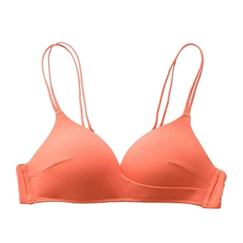 

Women Beauty Back Bra Sexy Deep V-Neck Solid Seamless Underwear