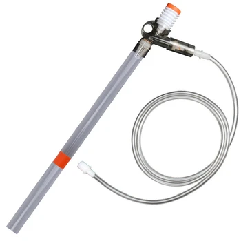 

Long Aquarium Nozzle Cleaning Tool, Aquarium Nozzle for Cleaning Sand. with Pneumatic Button Adjustment Control