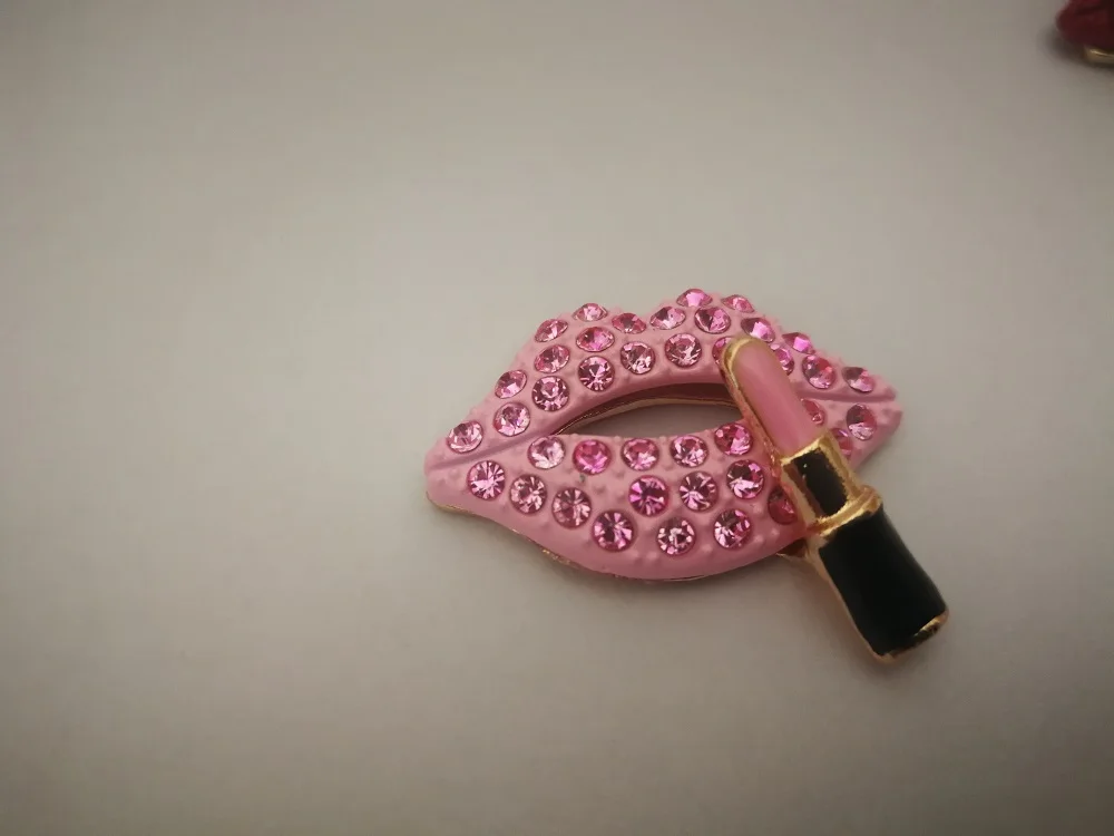 10pcs pink JOORMOM 10 шт./компл. DIY на выходе воздуха автомобиля с бриллиантовыми стразами пикантные карандаш для губ и помада для укладки волос орнамент ручной работы юбка-брюки из смеси аксессуары - Название цвета: 10pcs pink