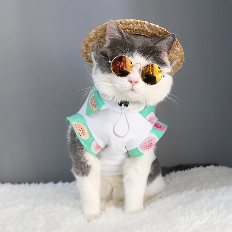 1 шт. домашних кошек собачьи очки украшения в виде домашних животных для маленькой собаки кошачий глаз очки для собак фото реквизит-аксессуары для домашних животных летние товары