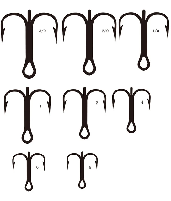 Mustad Tremble Hook High Carbon Steel High Strength Sea Bass