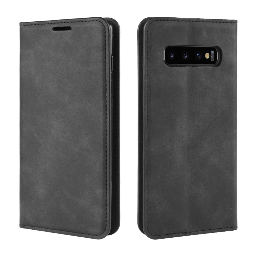 S10Plus Auto Switch Leather Case for Samsung Galaxy S10 Plus