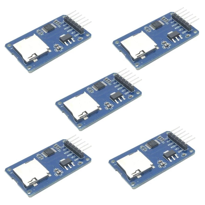 Uds para tarjeta MicroSD para lector de tarjetas TF/escritor interfaz SPI con nivel de conversión Chip