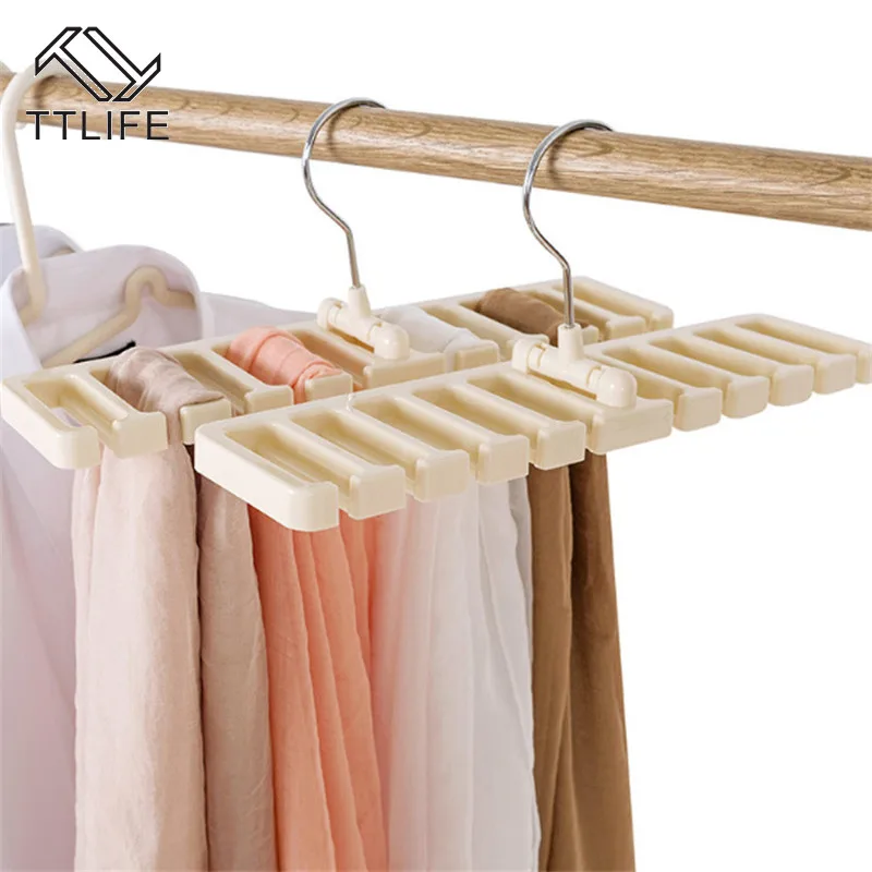 Multi-functional Belt Storage Rack Hanging Tie Rack Wardrobe Storage Belt Hanger Silk Scarf Rotation Organizer Storage Hanger