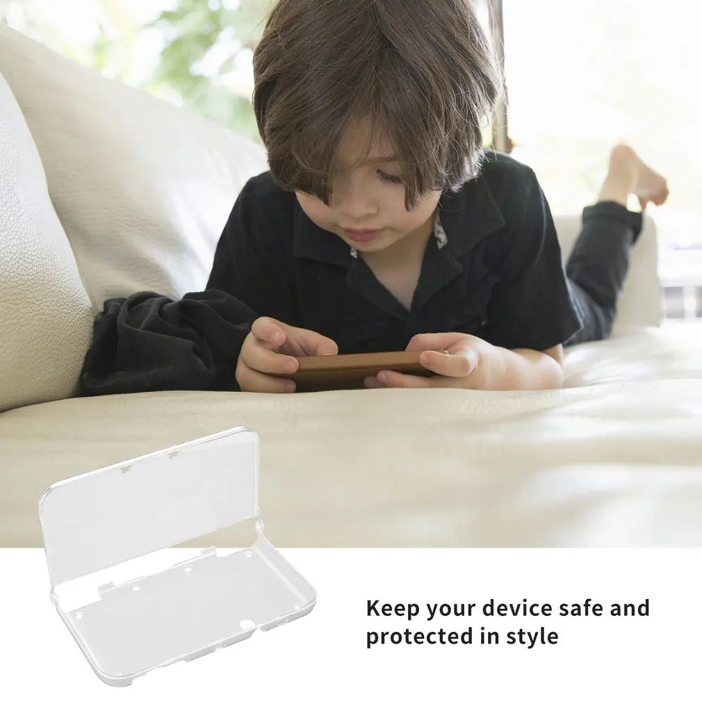 Для Nod New 3DS XL пластиковая прозрачная кристальная жесткая Защитная крышка чехол для Nod New 3DS XL консоль и игры