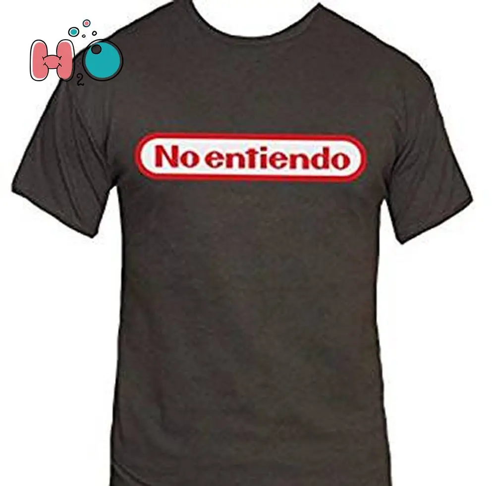 Je Ne Comprends Pas En Espagnol Non Entiendo t shirt espagnol je ne comprends pas Nintendo Spoof t shirt |  AliExpress