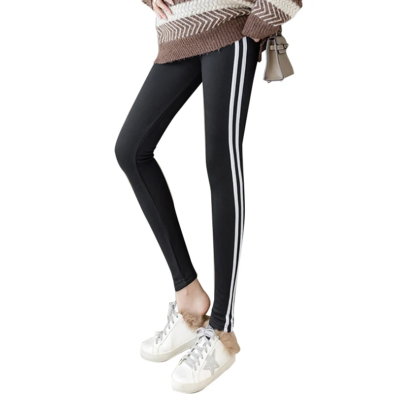 Winter Cotton Maternity Plus Velvet Thickening Leggings Pregnancy High Elastic Stomach Lift Warm Pants   Clothes 6