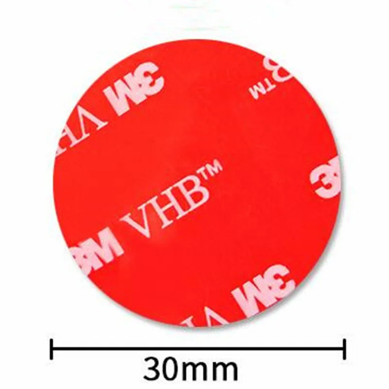 

3m 5608 strong adhesive double-sided adhesive thickness 0.8mm, round 30mm gray foam tape for home/auto/office gadget items
