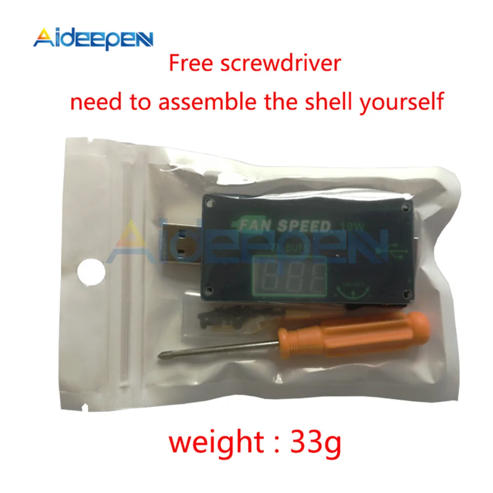 DC 5V 10W охлаждающий usb-вентилятор регулятор скорости регулятора регулятор переключатель скорости вентилятора модуль светодиодный модуль затемнения 4,0 V-12 V до 1,0 V-24,0 V