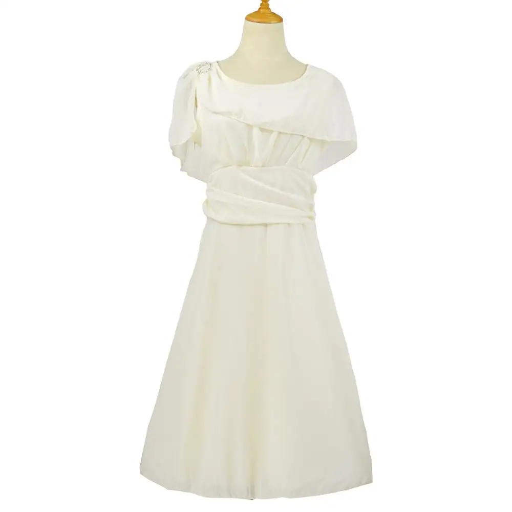 Плюс размер платье для матери невесты короткая длина до колена шифон большие размеры женское элегантное платье летнее платье доступно - Цвет: Бежевый