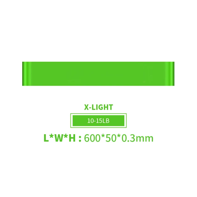 Yoga Resistance Rubber Bands For Fitness 5 Level Workout Elastic Bands Expander Pilates Sports Training Crossfit Gym Equipment Green