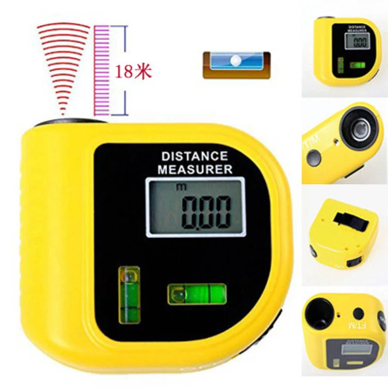 Portable Level Measurement Instrument Digital Laser Designator Lcd
