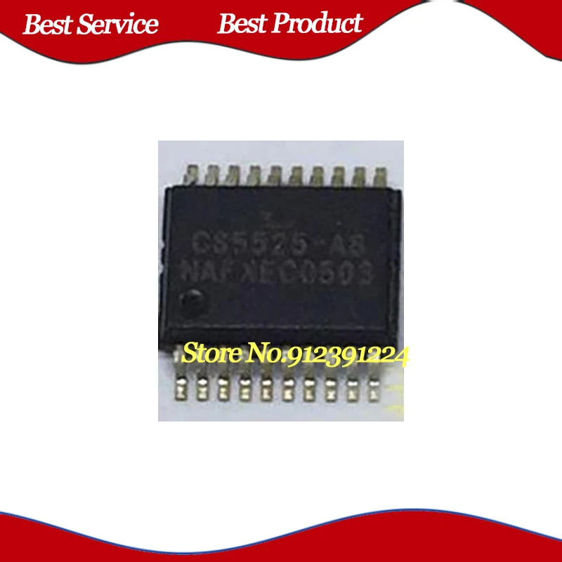 

2 Pcs CS5525-AS SSOP20 New and Original In Stock