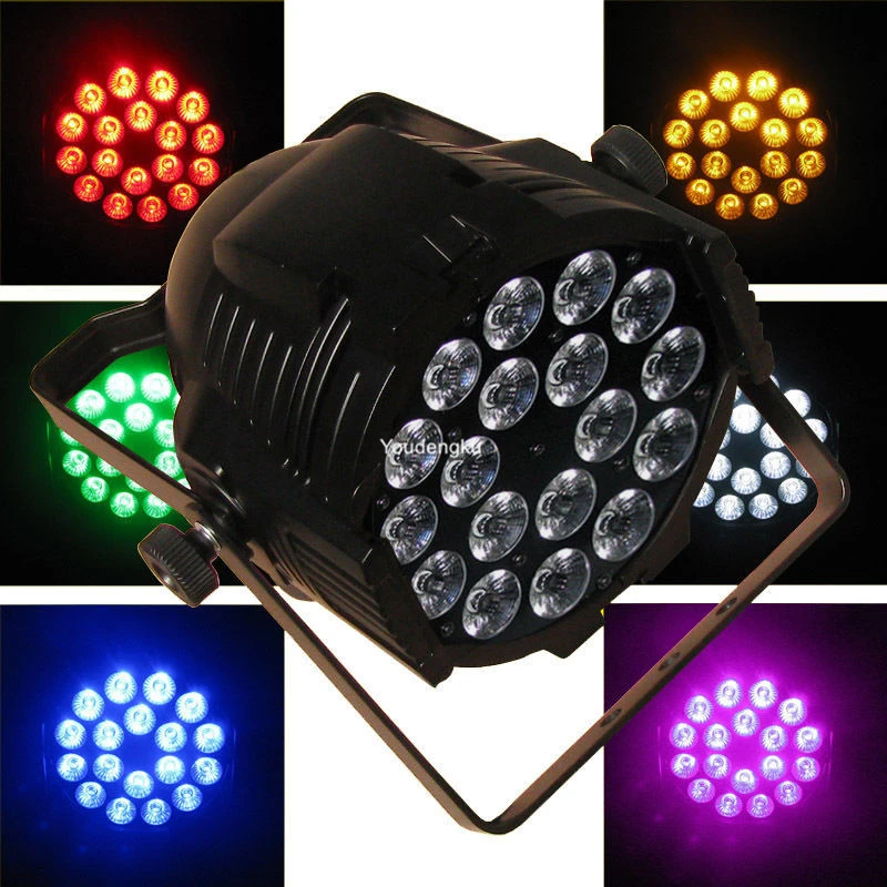 8pcs 15w led parcan 18 x 15w 5in1 RGBWA par 64 led event wedding disco 18 led par light