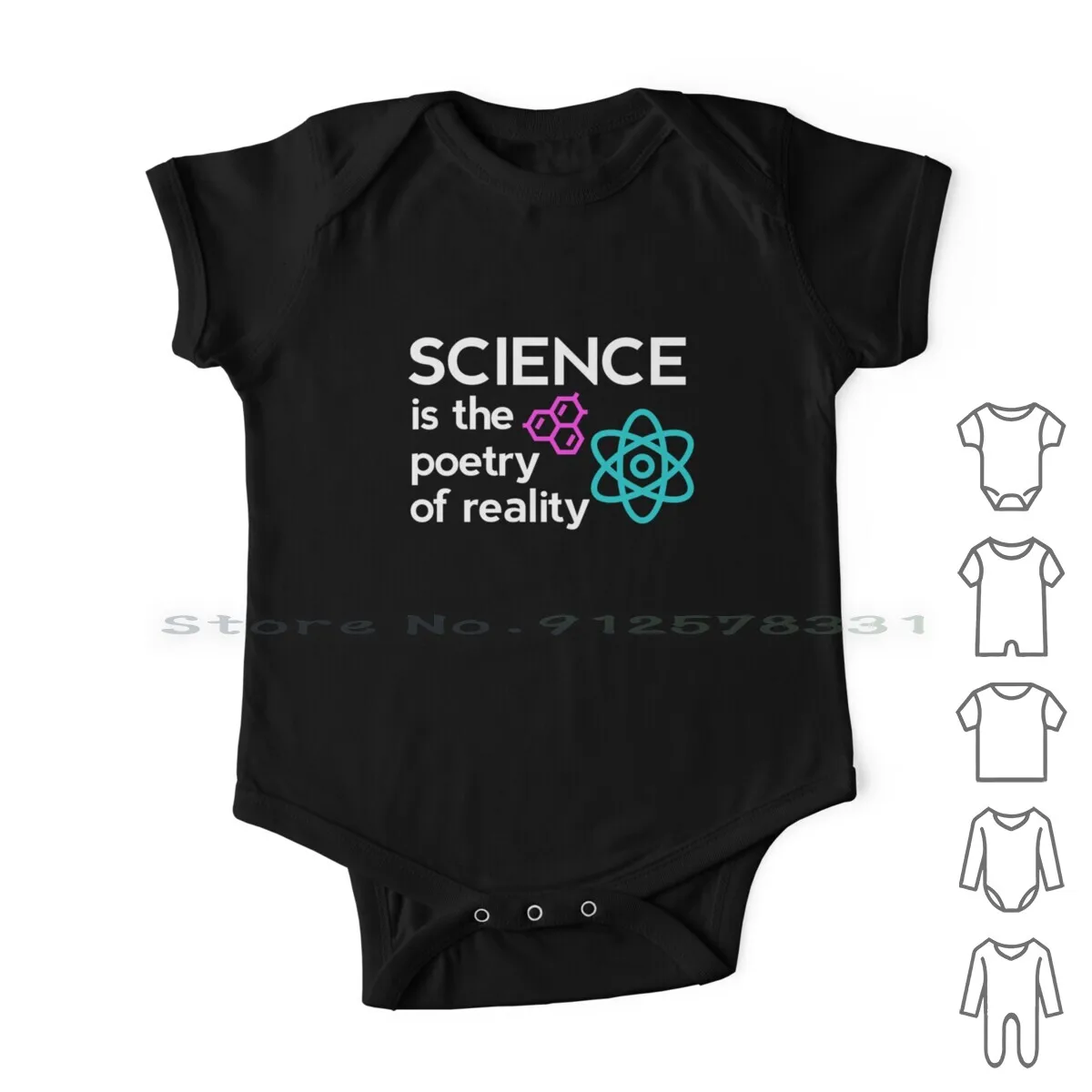 

Science Is The Poetry Of Reality-Science Lovers Newborn Baby Clothes Rompers Cotton Jumpsuits Poetry Reality Funny Science