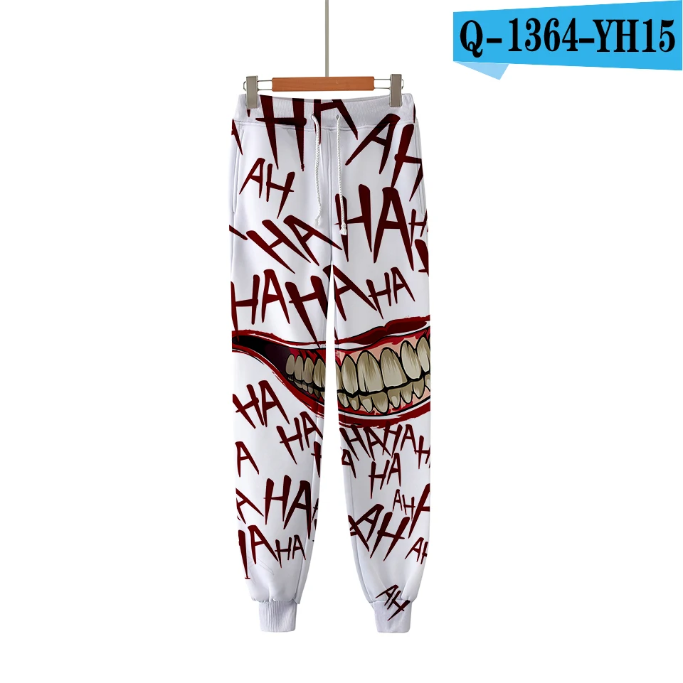 Новые штаны Haha joker 3D высококачественные спортивные штаны лосины хип хоп Harajuku модные популярные трендовые удобные повседневные штаны - Цвет: Q1364