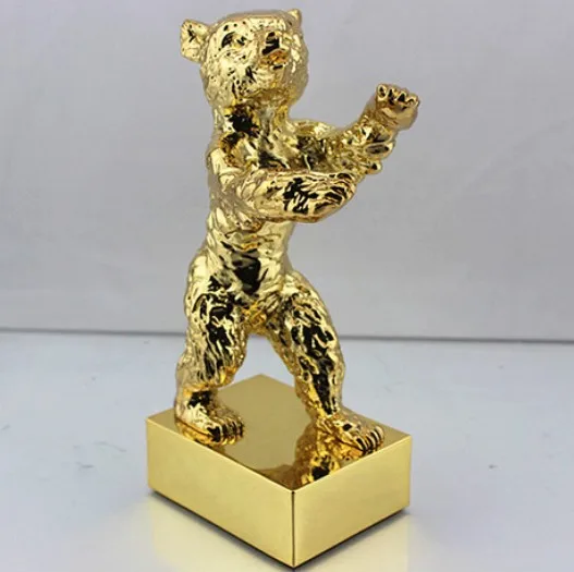

Berlin golden bear movie award metal craft souvenir home halloween christmas decoration