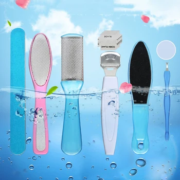 

8pcs/set New Professional Pedicure Tool Foot Care File for Feet Heels Toe Cuticle Kit File Pedicure Set Beauty Pusher Remover