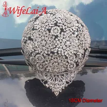 WifeLai-A 18 см роскошный хрустальный искусственная Роза, Свадебный букет невесты, романтичный букет невесты, букет невесты для свадьбы W6666