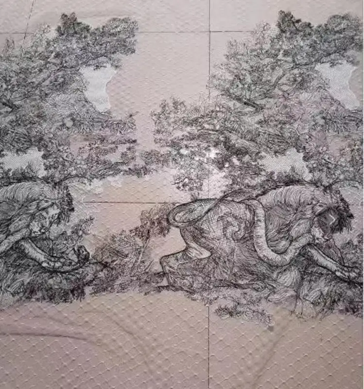 

5 Yard African lace fabric 2019 Luxury women dress lace material good quality HF218
