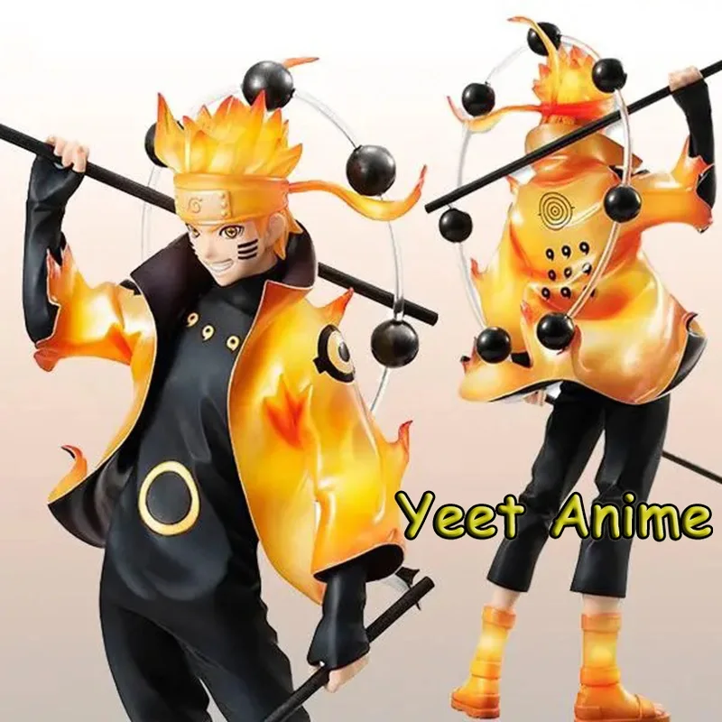 Экшн-фигурки из японского аниме игрушки Shippuden Uzumaki Six Way Sage версия модели ПВХ