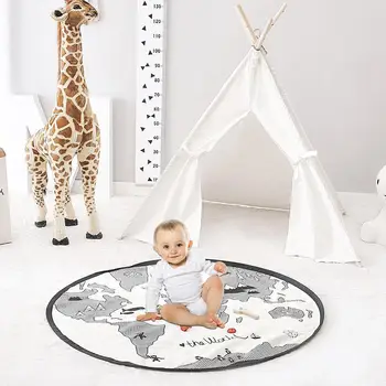 

Adventure World Map Game Pad Pattern Baby Crawling Mats Floor Plays Mats Blanket For Kids Floor Rugs Room Decoration For Baby